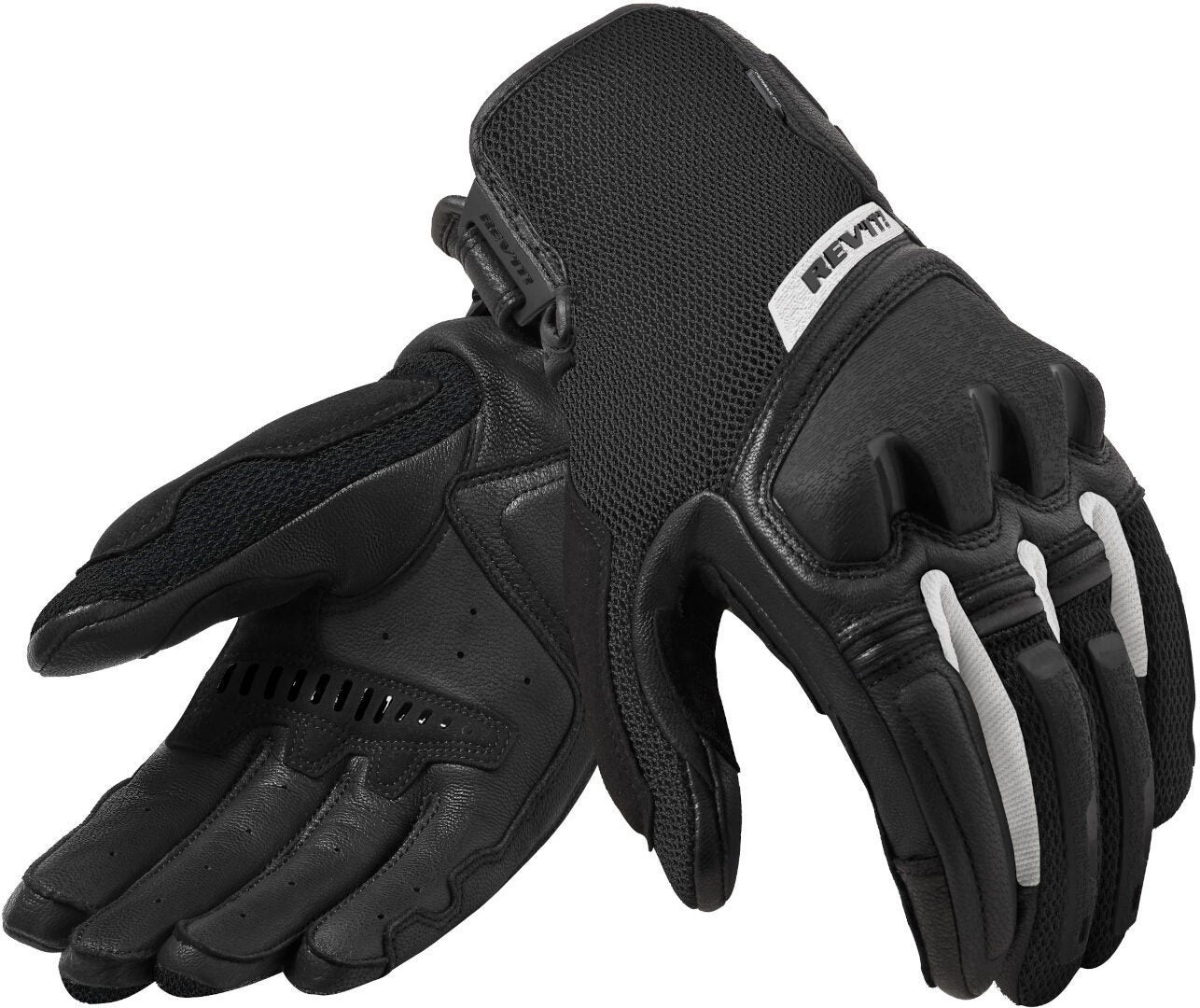 Revit Duty Damen Motorrad Handschuhe schwarz/weiß S Abbildung 1