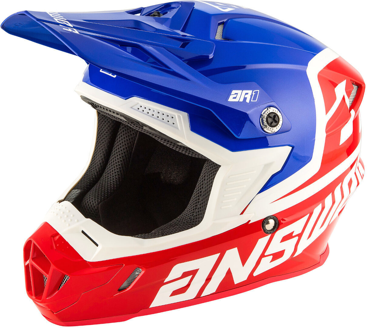 Answer AR-1 Voyd Casco Motocross rosso/bianco/blu M (57/58) Figura 1