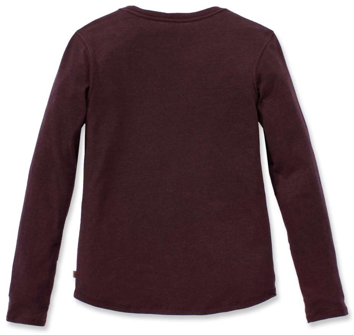 Carhartt Lockhart Donna Long Sleeve Camicia Rosso Borgogna XL Figura 2