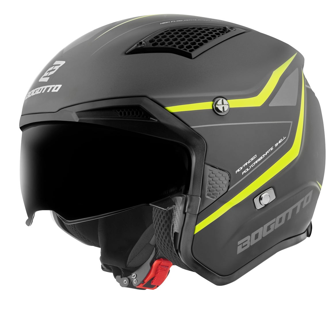 Bogotto Radic WN-ST Casco giallo/nero L Figura 4