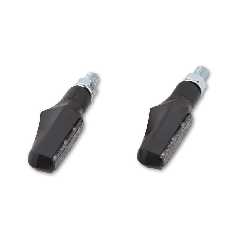 HIGHSIDER Smart Shorty-Fin LED-indikator Hus Svart / Lins Rökt (Par), Fram och Bak Figur 4