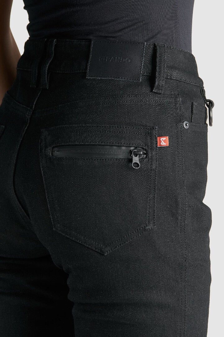 Pando Moto Kisaki Arm Dames Motorfiets Jeans 29 L30 Figuur 6