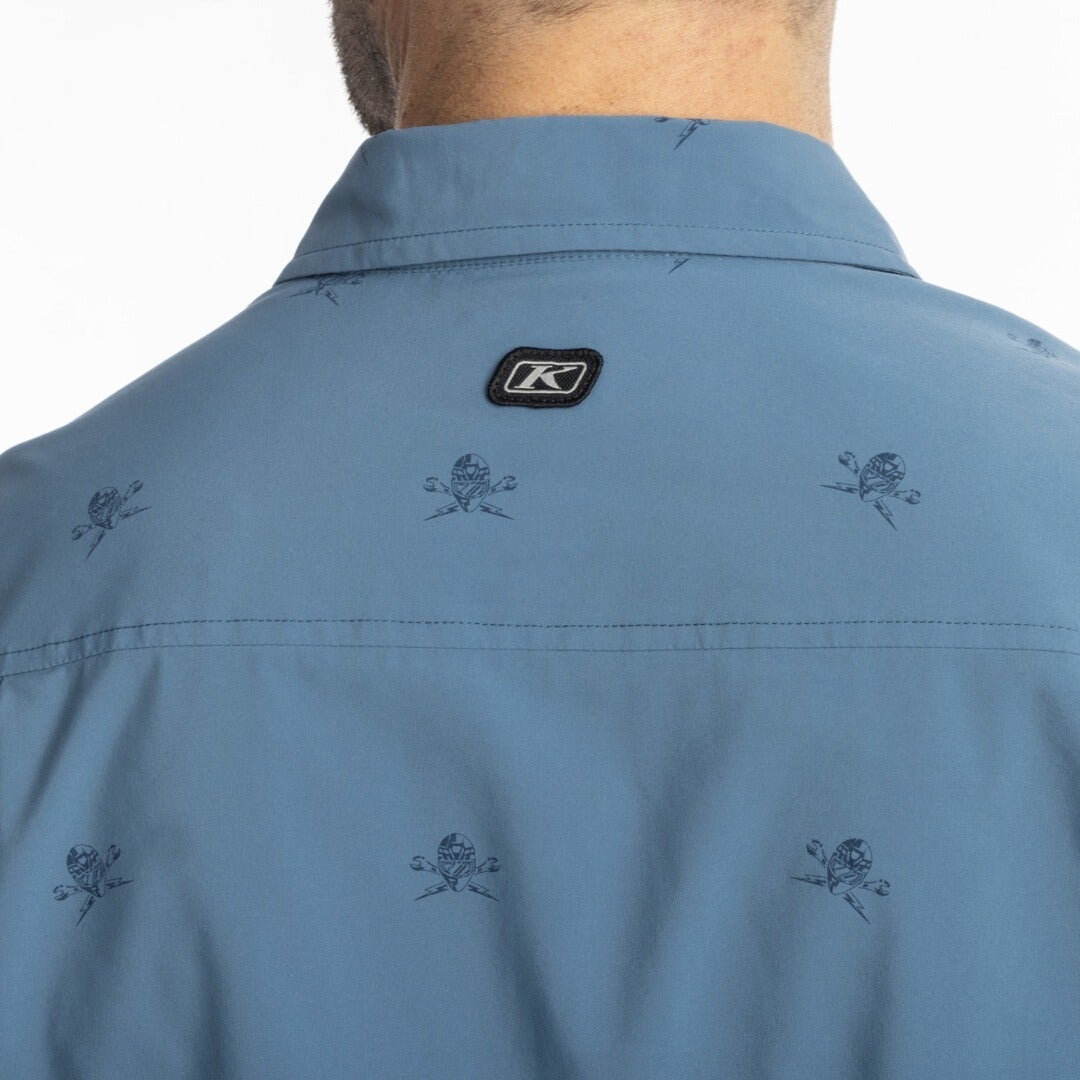 Klim Petrol Stretch Camicia blu XL Figura 3