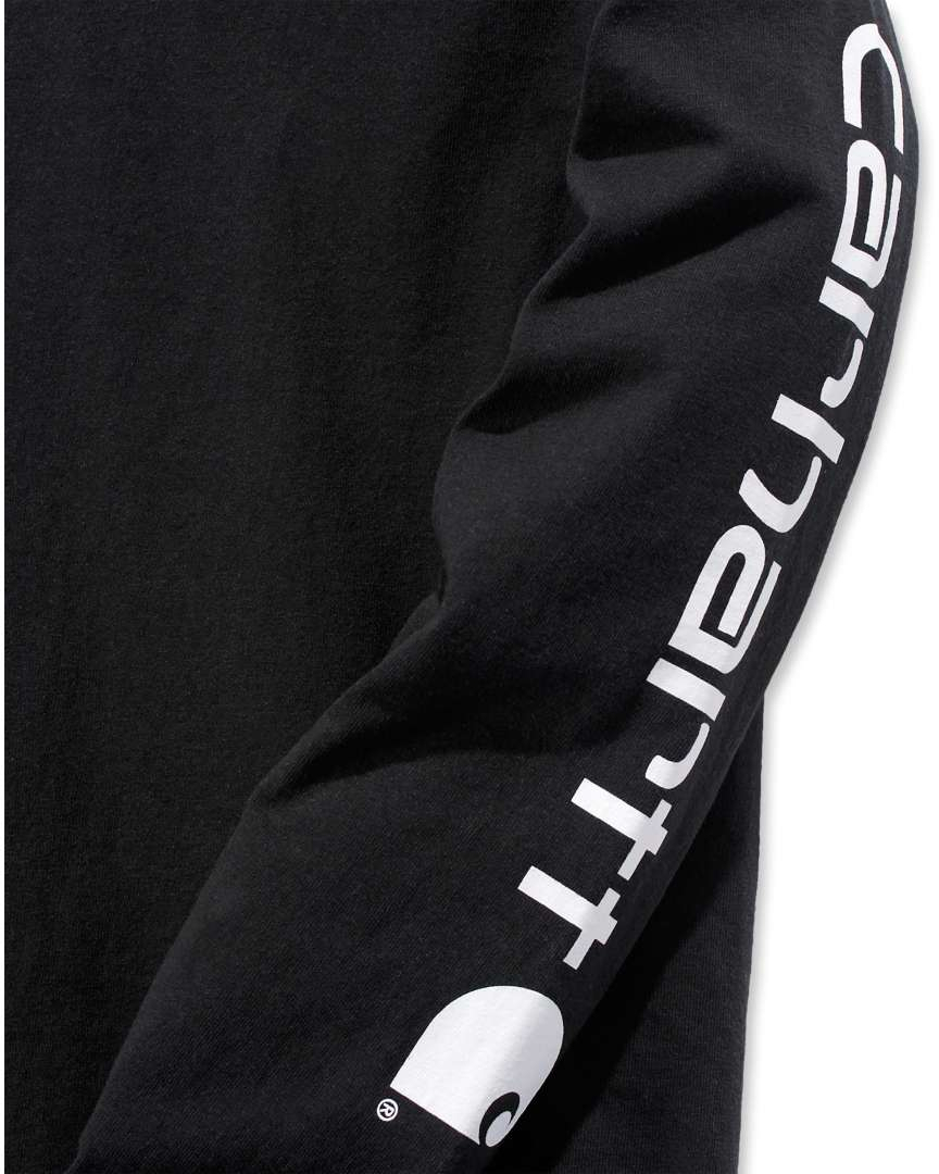 Carhartt Workwear Logo Cămașă cu mânecă lungă pentru femei negru XS Figura 2