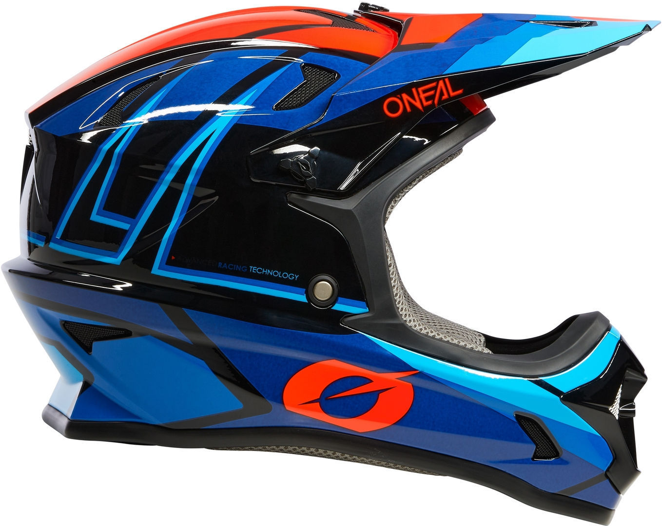 Oneal Sonus Split V.23 Downhill Helm blau/rot S (55/56) Abbildung 3