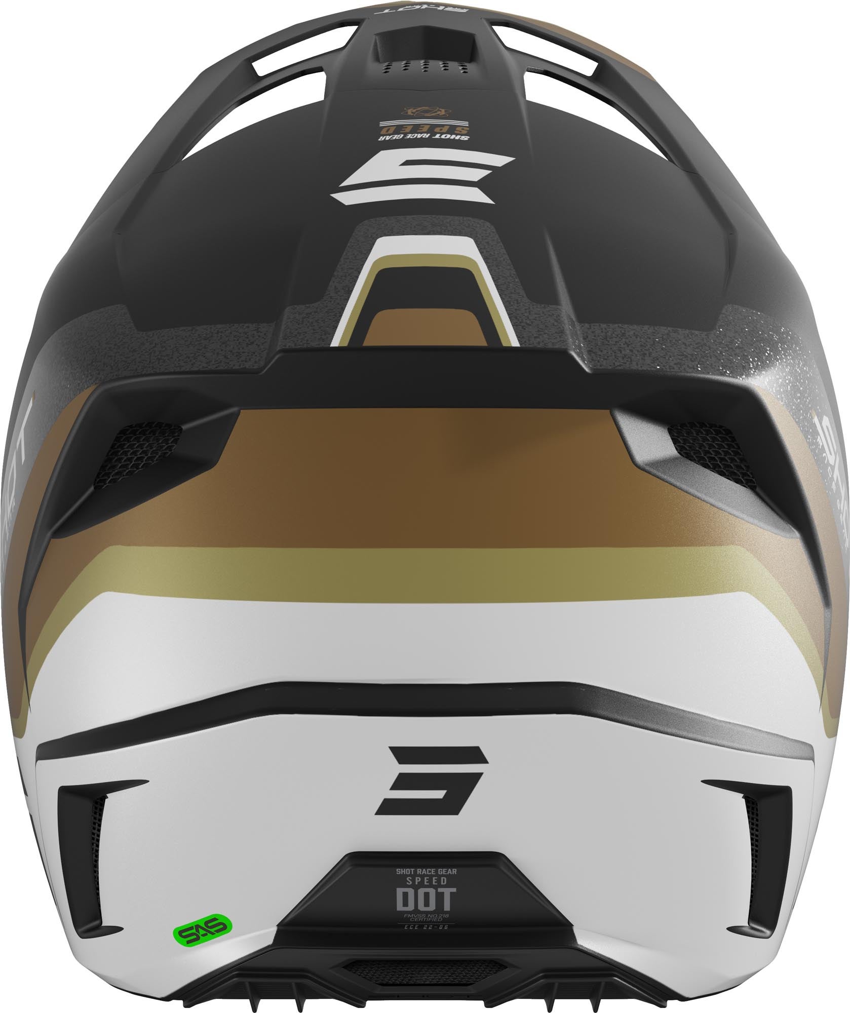 Shot Speed Atomic Mips Motocross Helmet gold matt XXL (63/64) Figure 3