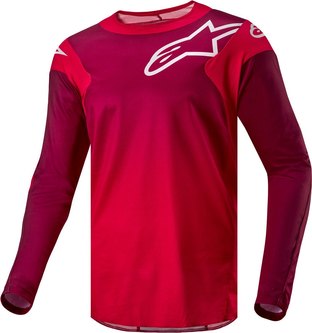 Alpinestars Racer Hoen Motocross Jersey rot XXL Abbildung 1