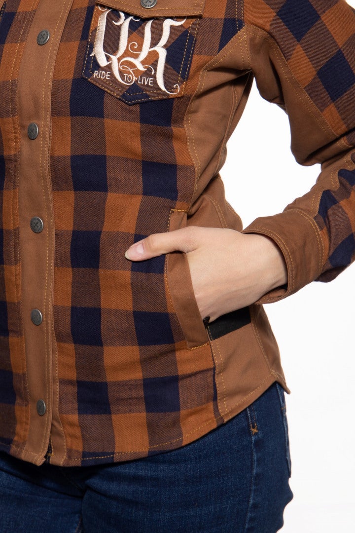 Queen Kerosin Ride to Live Adventure Dames Shirt M Figuur 6