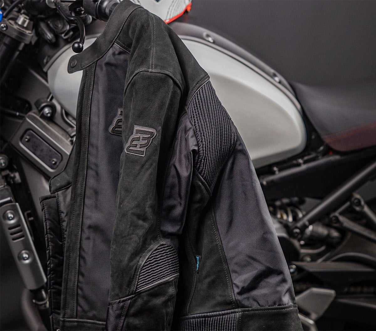 Bogotto Tek-M waterproof Motorcycle Leather- / Textile Jacket XXL Figure 7
