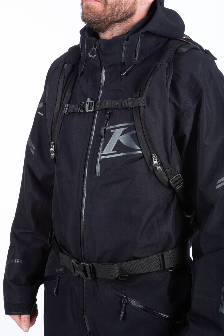 Klim Krew 16 2023 Rucsacul cu snowmobile Negru/gri/neon Figura 7