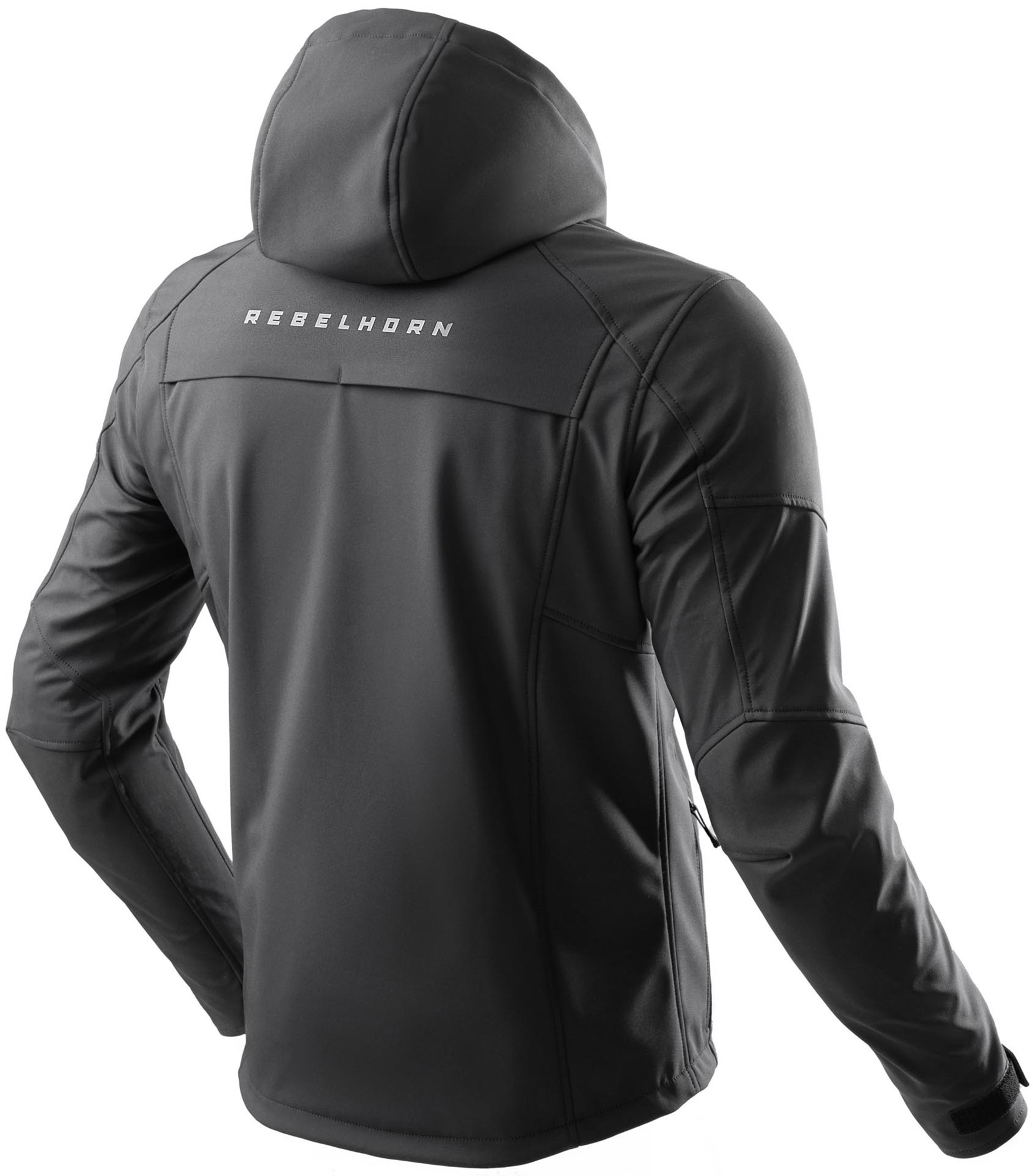 Rebelhorn Slash Softshell waterproof Motorcycle Textile Jacket black S Figure 2