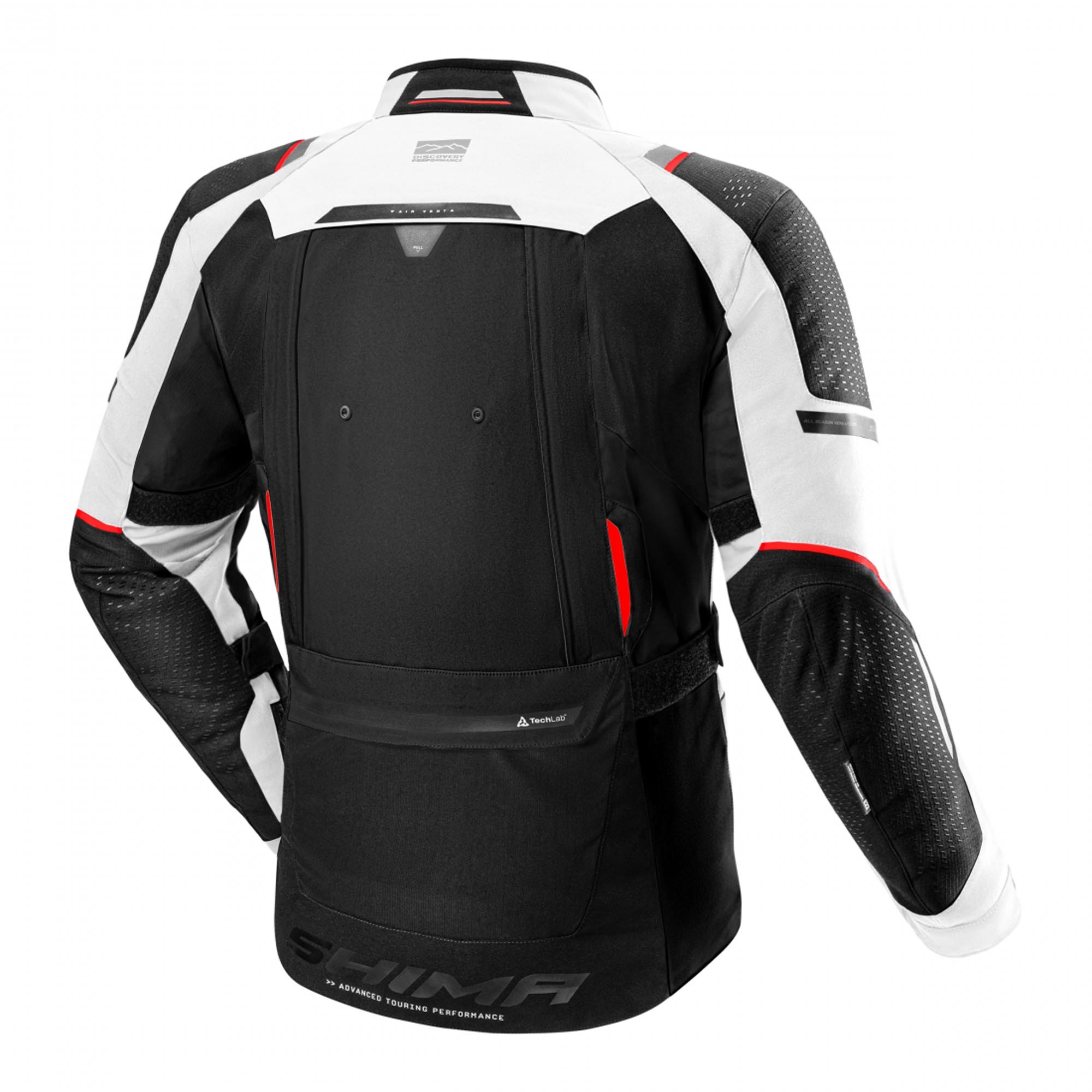 SHIMA Hero 3.0 Motorrad Textiljacke grau/rot M Abbildung 2