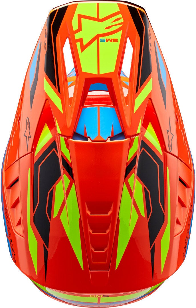 Alpinestars S-M5 Action 2 2024 Casque de motocross orange/jaune M (57/58) Figure 2