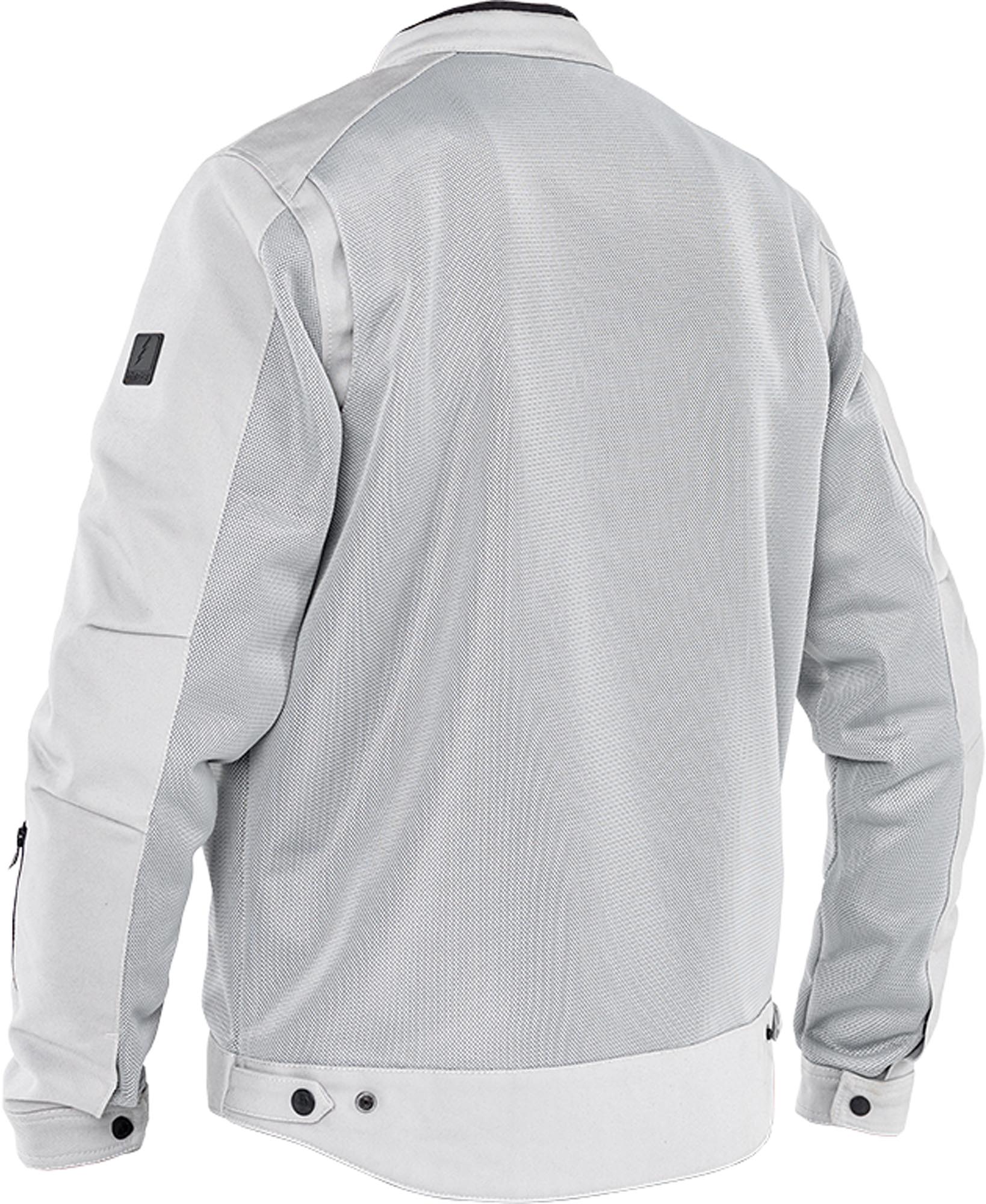 John Doe Aero Mesh geperforeerd motorfiets textieljas Wit 5XL Figuur 6