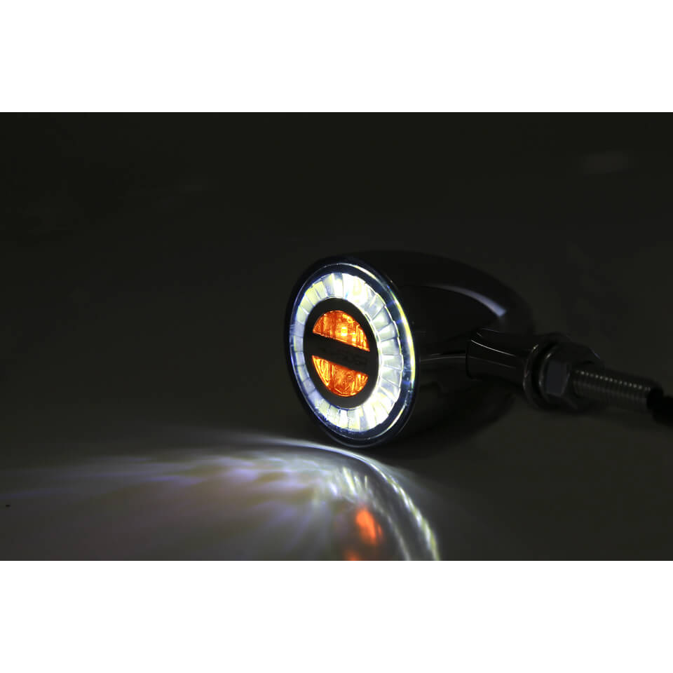 HIGHSIDER ROCKET BULLET LED Blinker/Positionslicht Chrome Figura 3