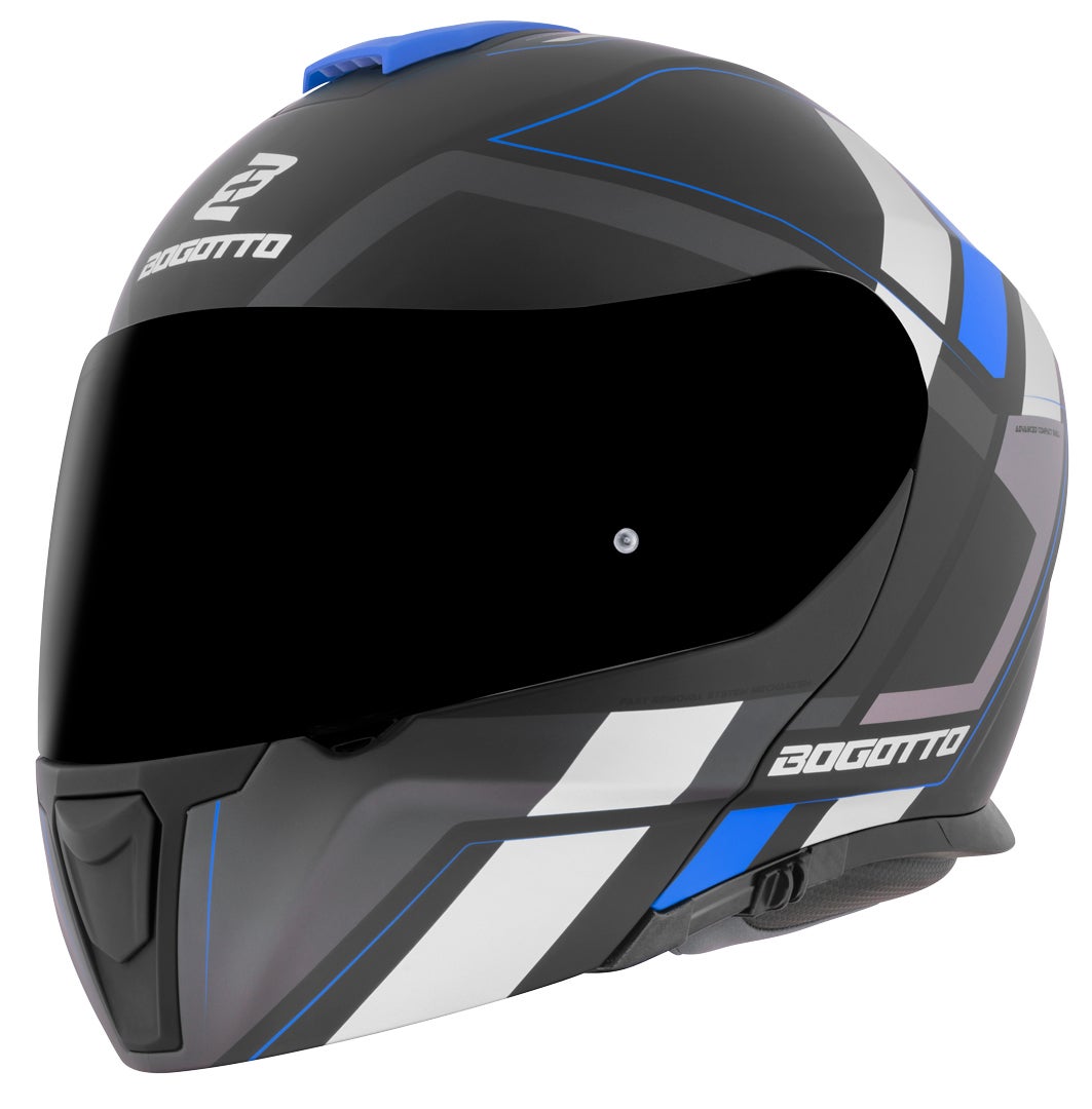 Bogotto FF403 Murata casco apribile blu/nero S (55/56) Figura 2