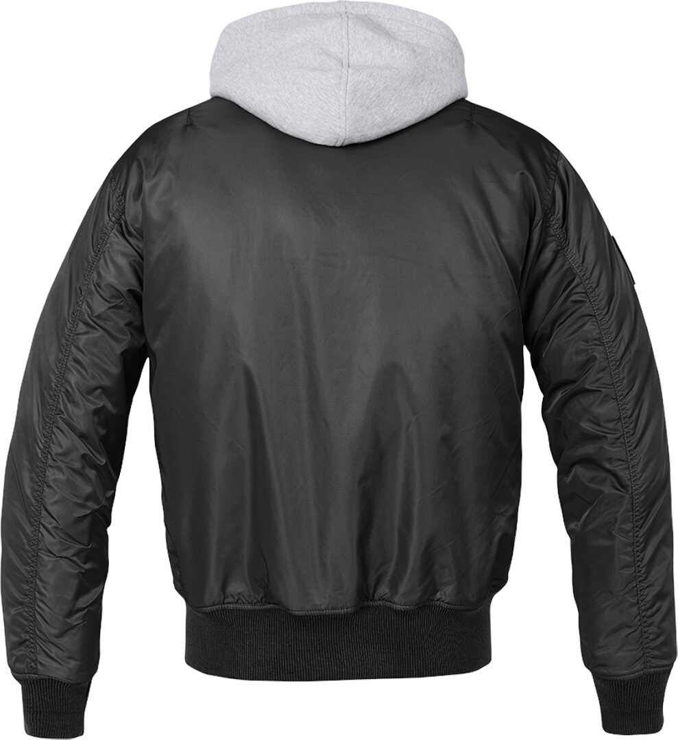 Brandit MA1 Sweat Giacca con cappuccio nero/grigio M Figura 2