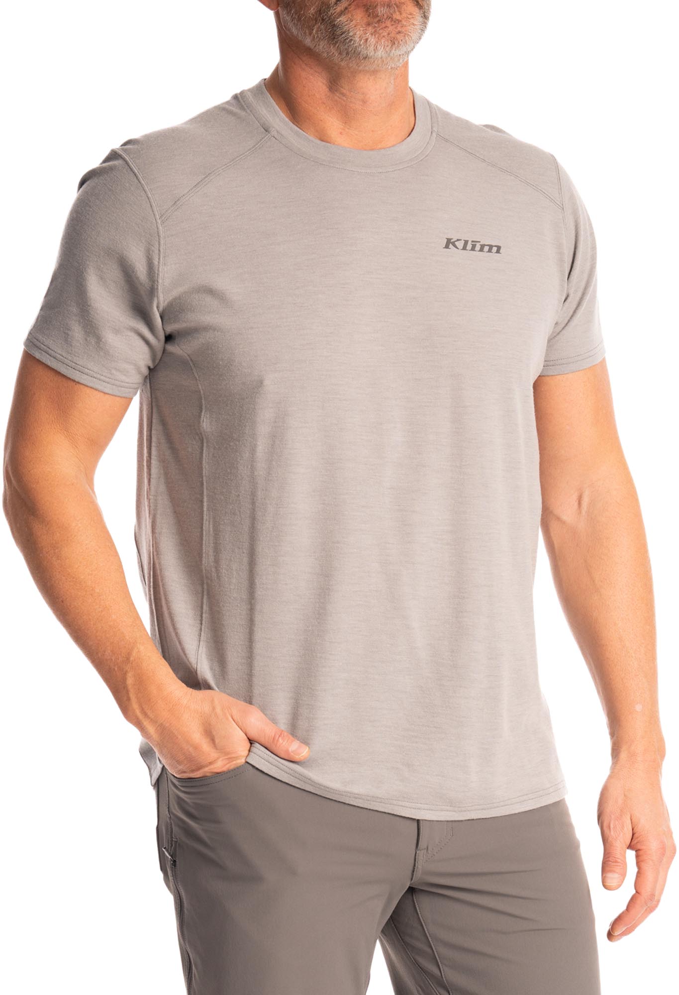 Klim Mesa Falls Wool Tričko šedá 2XL Obrázek 1