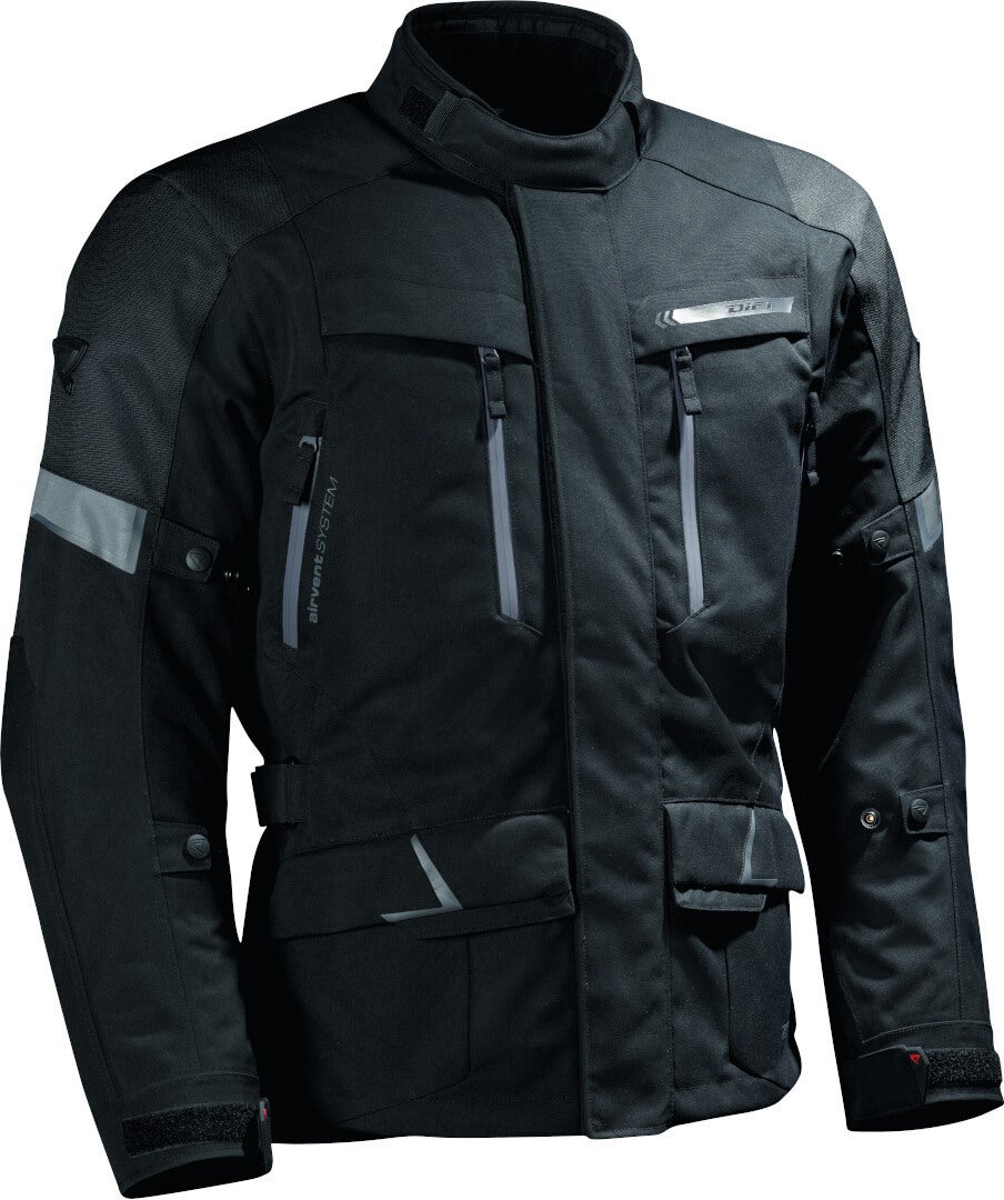 DIFI Toronto Aerotex waterproof Motorcycle Textile Jacket black 3XL Figure 1