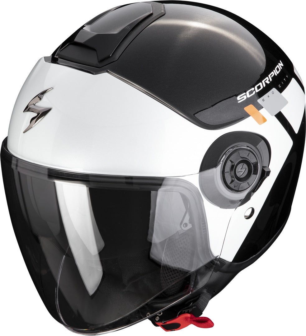 Scorpion Exo-City II Mall Capacete a jato preto/branco S (55/56) Figura 1