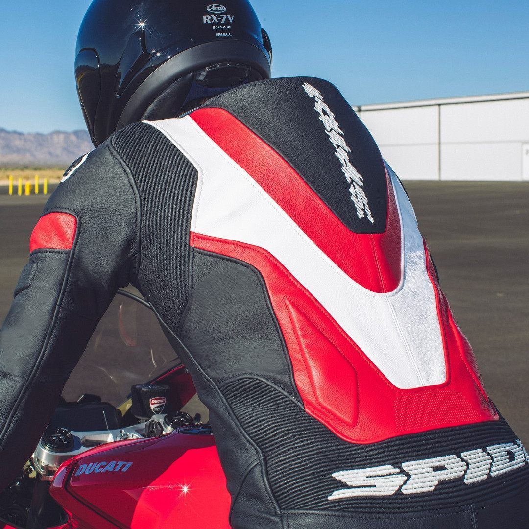 Spidi Laser Pro One Piece Perforated Motorcycle Leather Suit black/red 54 Figure 7