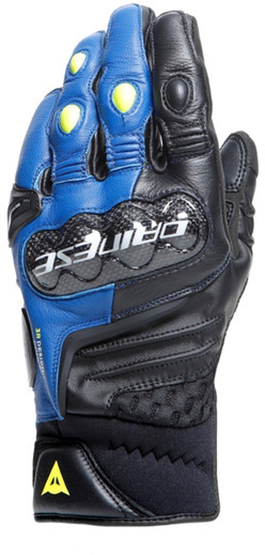 Dainese Carbon 4 Short Motorcykelhandsker blå/sort S Figur 2