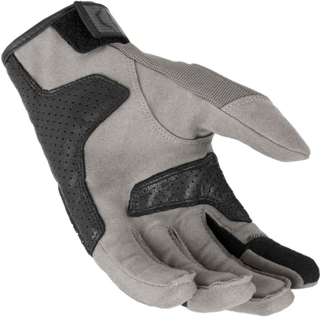 Macna Sperrow perforierte Motorrad Handschuhe grau/schwarz M Abbildung 2