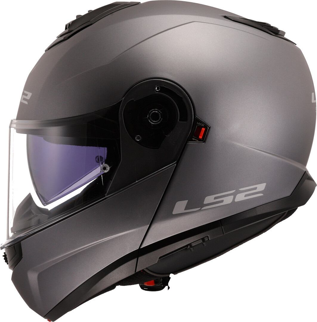 LS2 FF908 Strobe II Solid ヘルメット チタンマット L(59/60) 図2