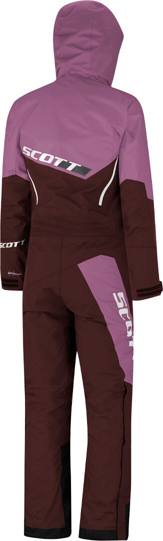 Scott Back-X Dryo Dames Eendelig Sneeuwscooter Pak Donkerrood/roze L Figuur 2