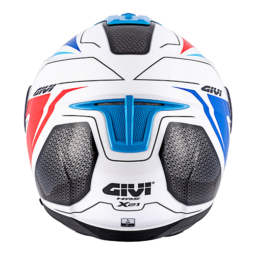 GIVI X.21 Challenger Shiver Uppfällbar hjälm Svart/titan/gul matt XS Figur 4