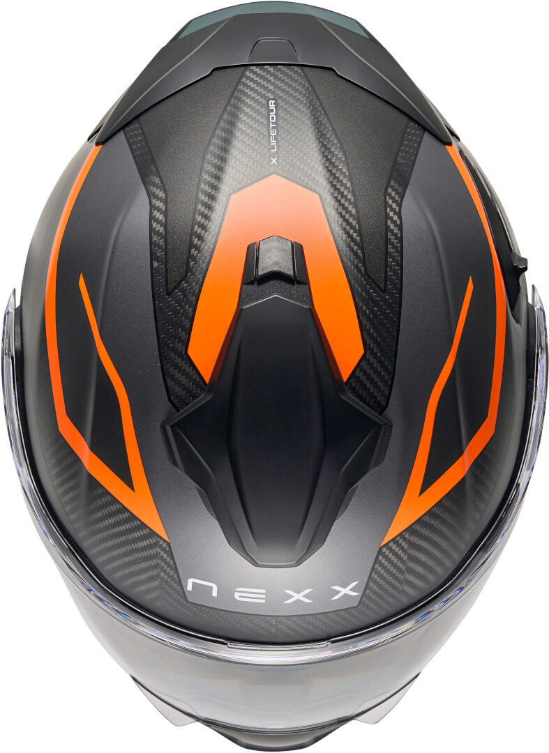 Nexx X.Lifetour Pro Mile Carbon Cască Gri mat/portocaliu XL (61/62) Figura 2