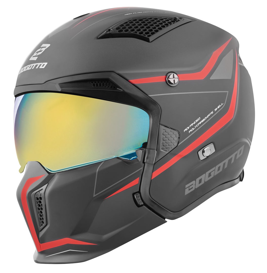 Bogotto Radic WN-ST Casco rosso/nero L Figura 5