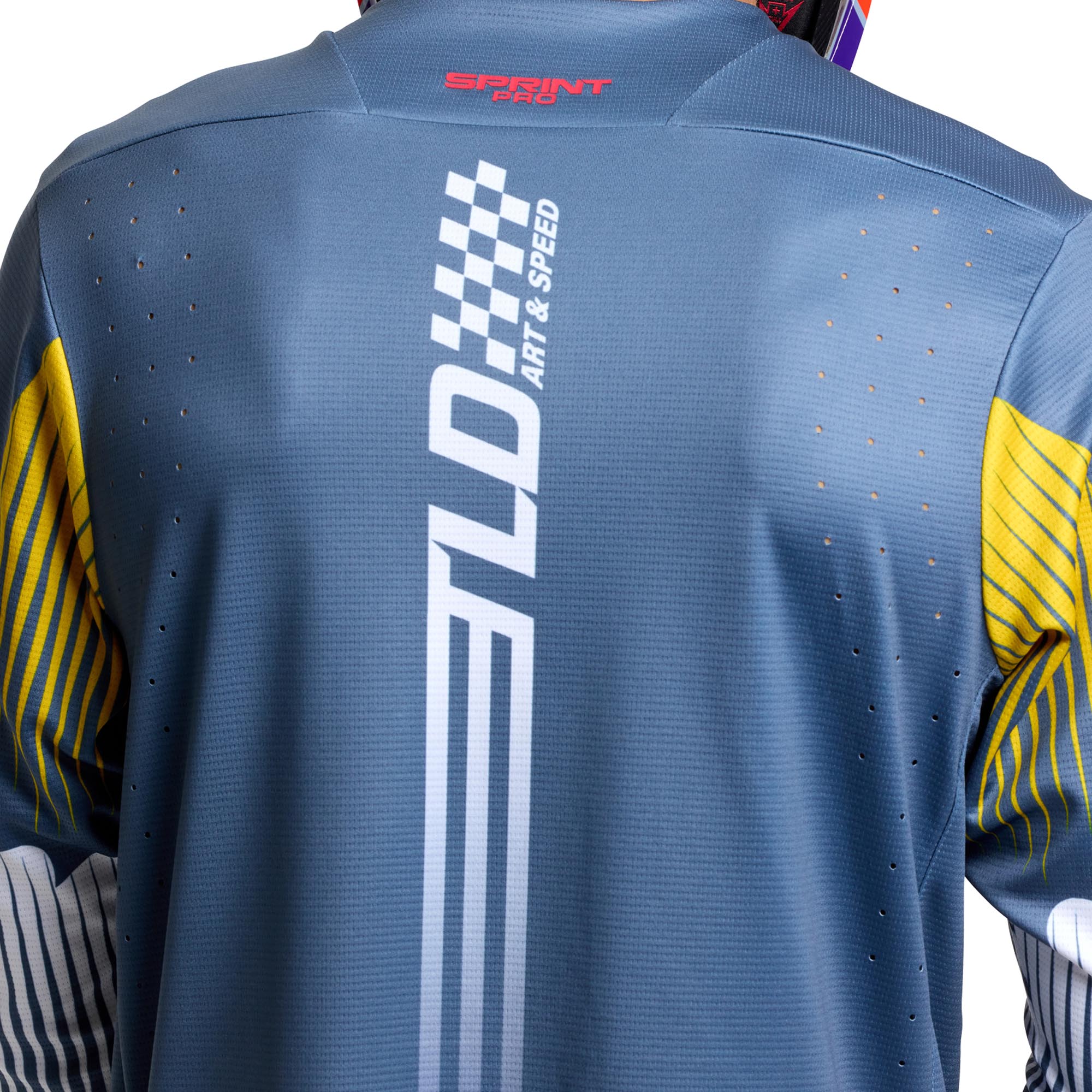 Troy Lee Designs Sprint Pro Turbo 自行車球衣 藍灰色 S 圖6