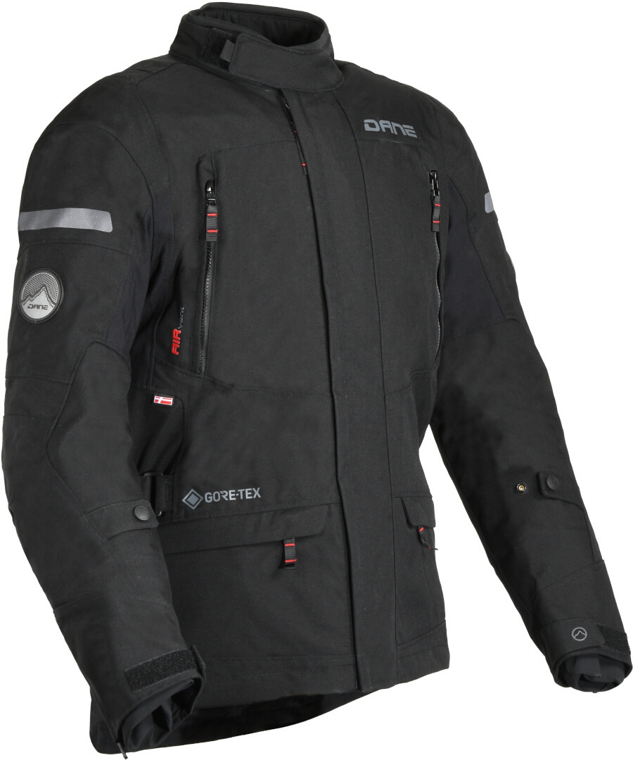 DANE Valby wasserdichte Motorrad Textiljacke schwarz 60 Abbildung 1