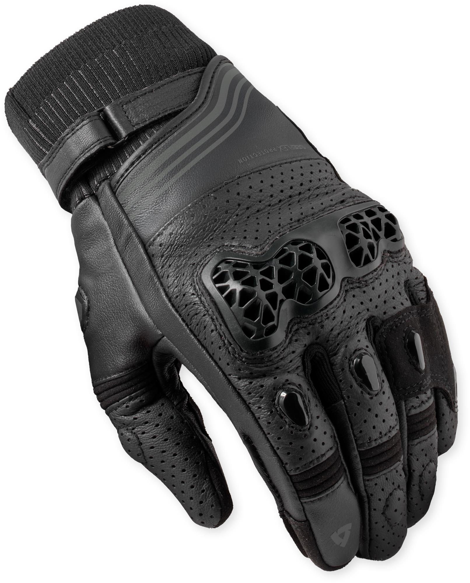 Revit Positron perforerede motorcykelhandsker Sort 4XL Figur 2