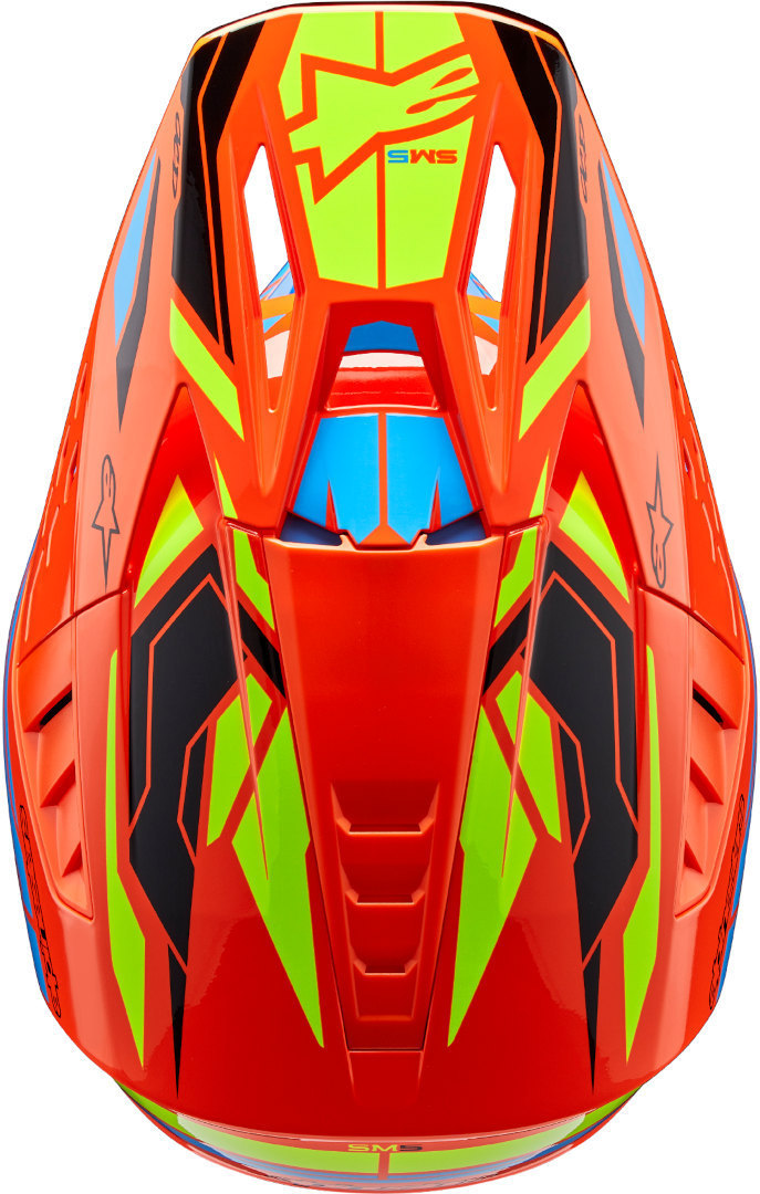 Alpinestars S-M5 Action 2 2024 Cască de motocross portocaliu/galben XXL (63/64) Figura 2