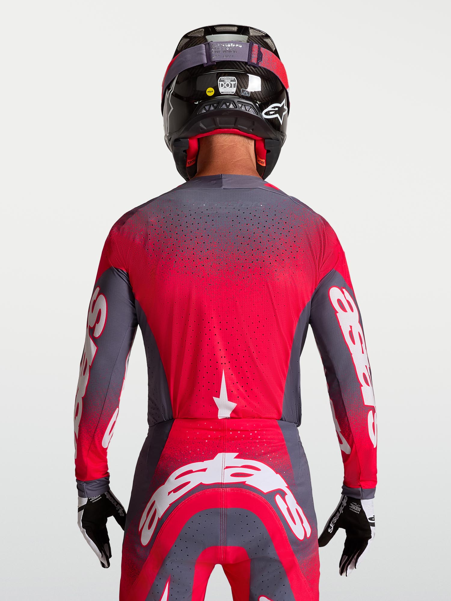 Alpinestars Supertech Hiten AFD Motocross Jersey grey/red S Figure 11