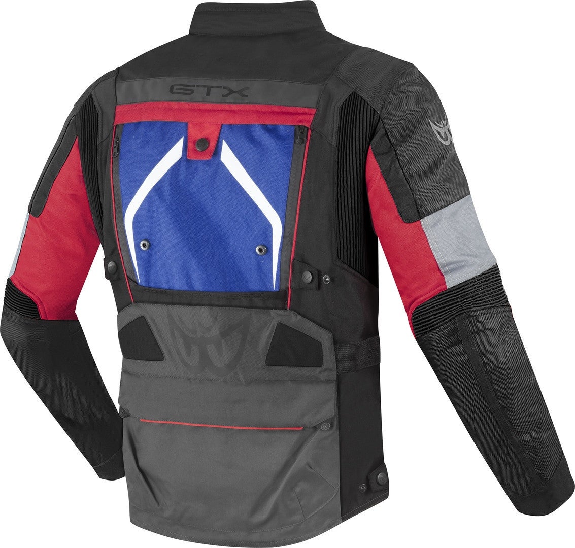 Berik Safari Waterproof 3in1 Motorcycle Textile Jacket black/red/blue 60 Figure 2
