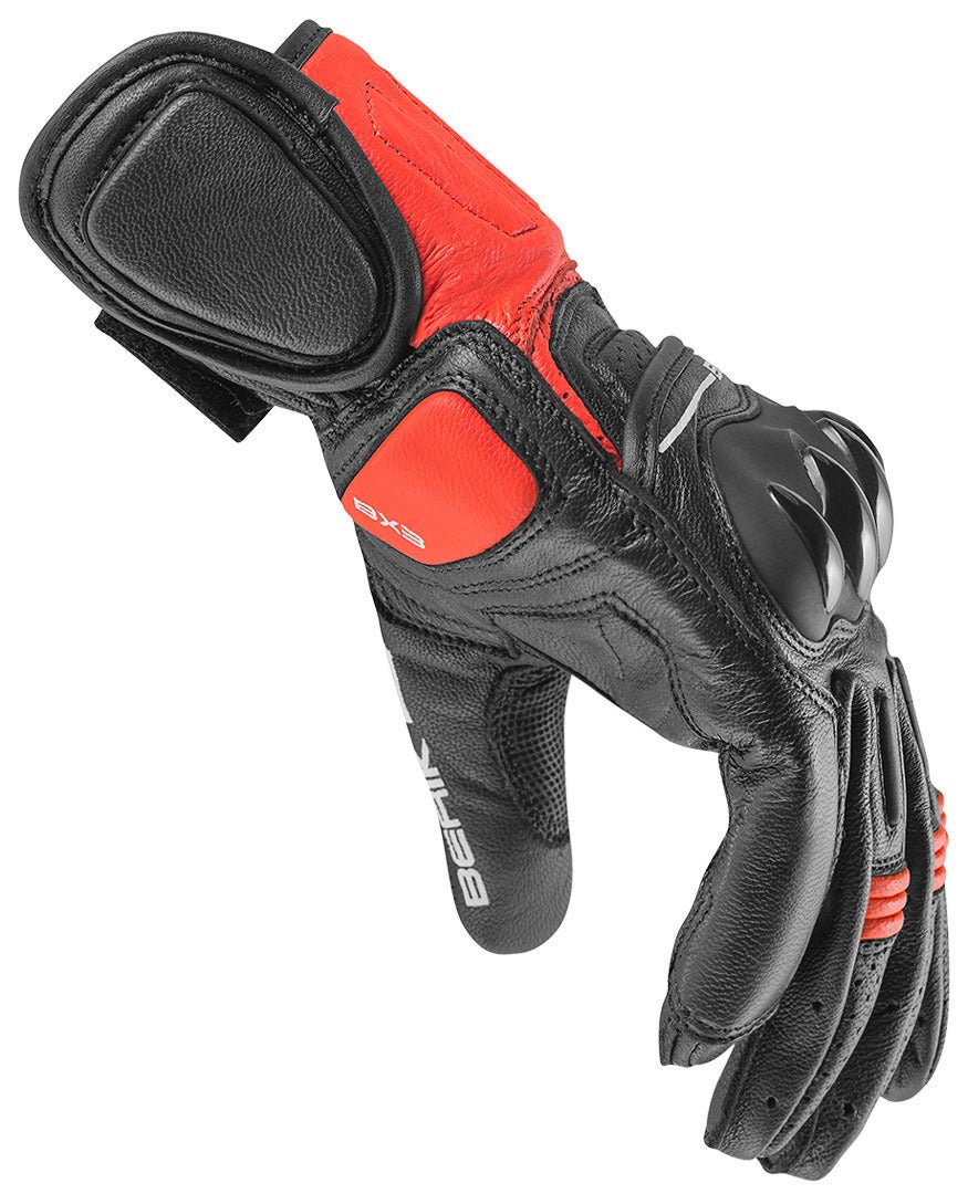 Berik TX-2 Motorcykelhandsker rød/sort M Figur 2