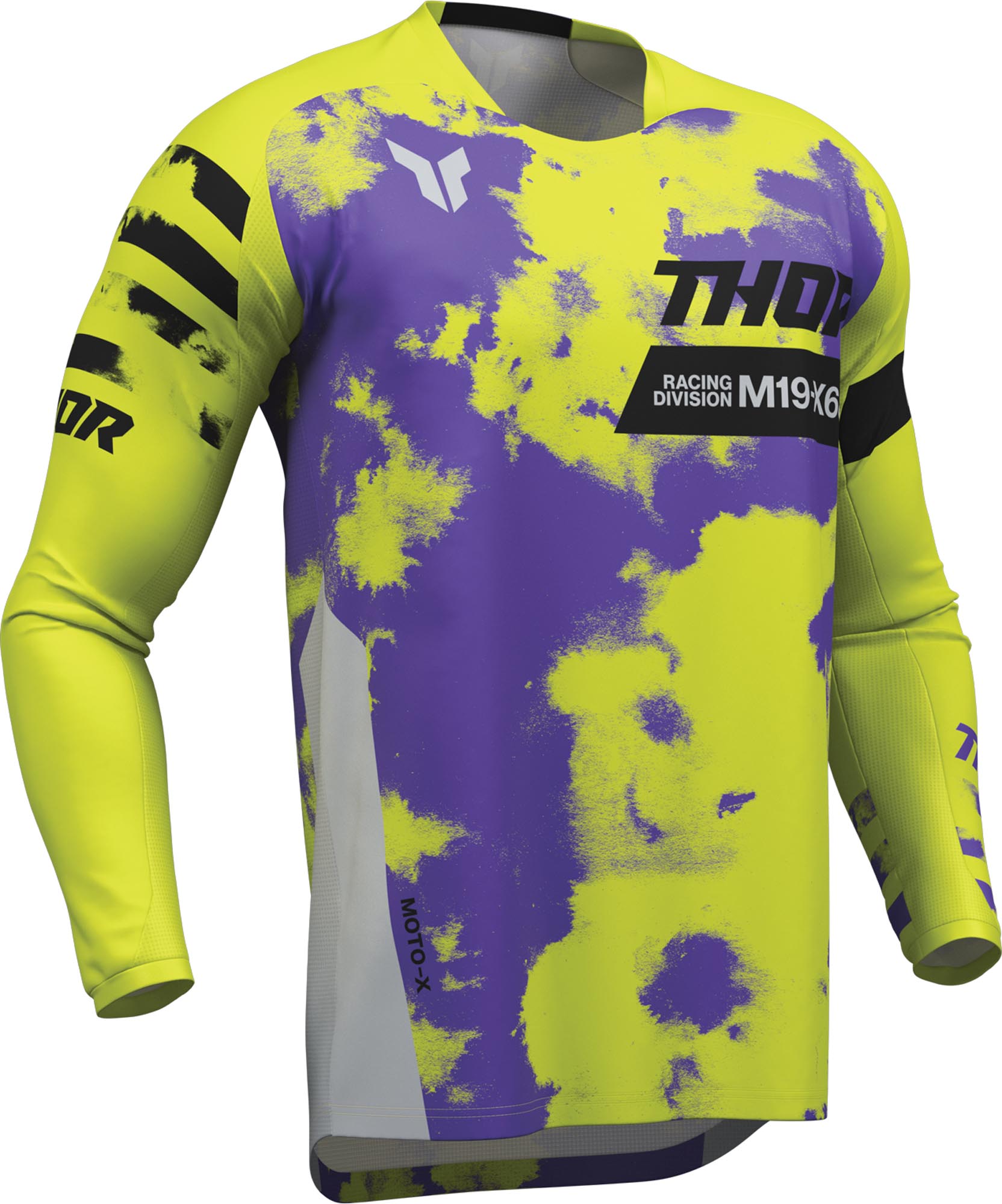 Thor Launchmode Bleach Motocross Jersey grün/lila XL Abbildung 2