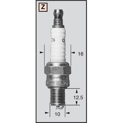 CHAMPION Zündkerze P-RZ7HC Figura 1