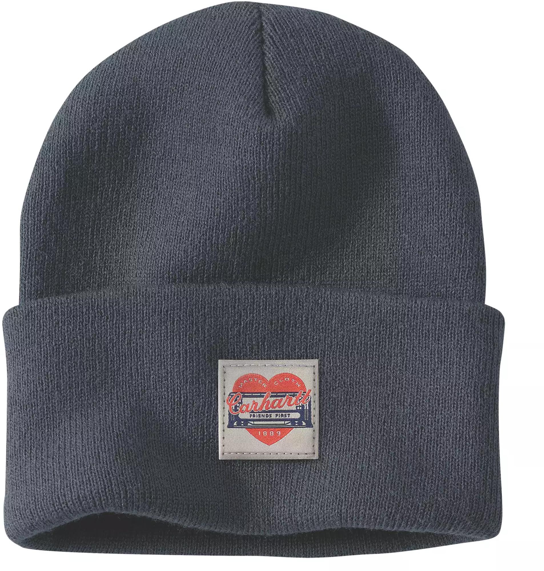 Carhartt Knit Heart Patch Dammössa Grå/blå Figur 1