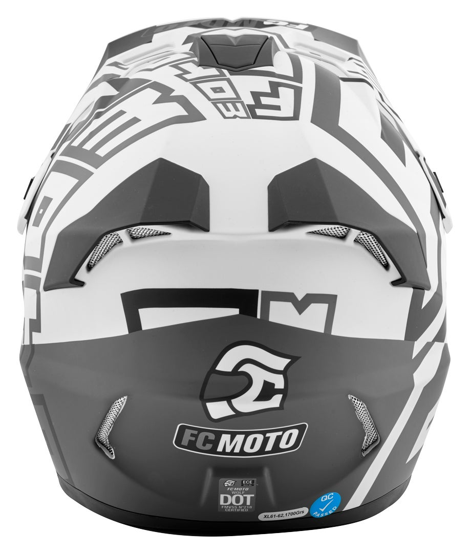 FC-Moto Merkur Flex Motokrosová přilba bílá/šedá/černá M Obrázek 6