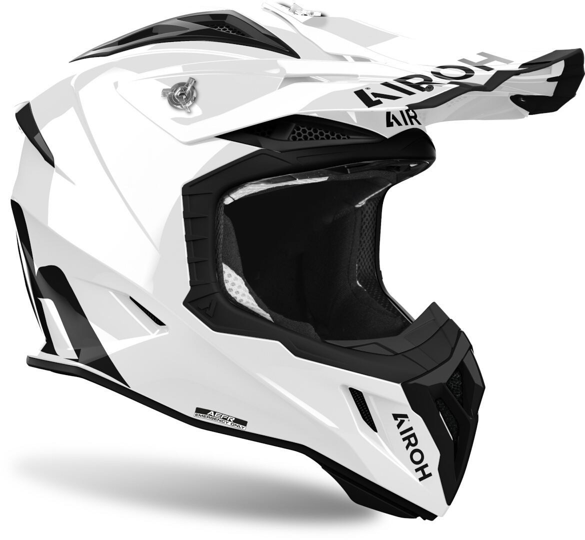Airoh Aviator Ace 2 Solid Motocross Helmet white S (55/56) Figure 2