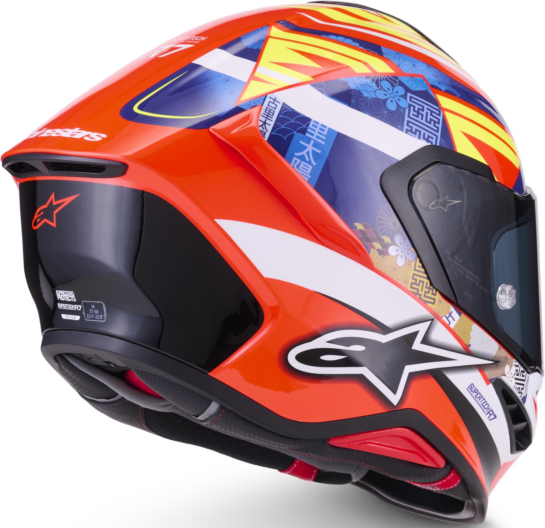 Alpinestars Supertech R7 Taiyo Furusato Sisak S (55/56) 4. ábra