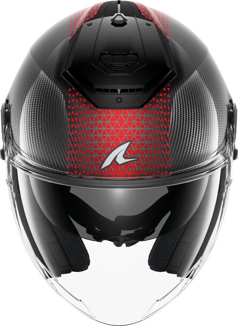 Shark RS Jet Carbon Ikonik Casco Jet nero/rosso XL (61/62) Figura 2