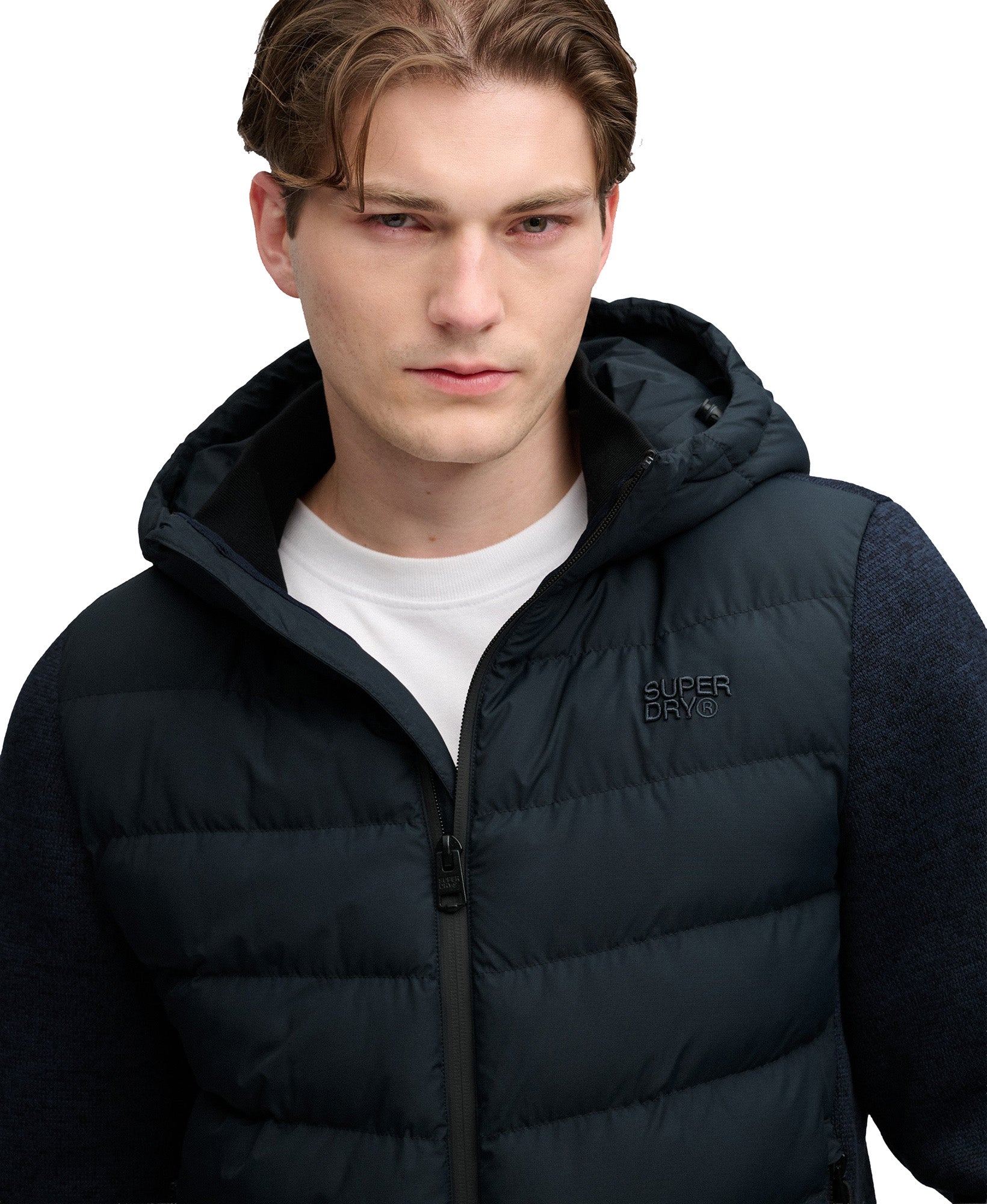Superdry & Co Cardigan hybride Bleu marine S Figure 3