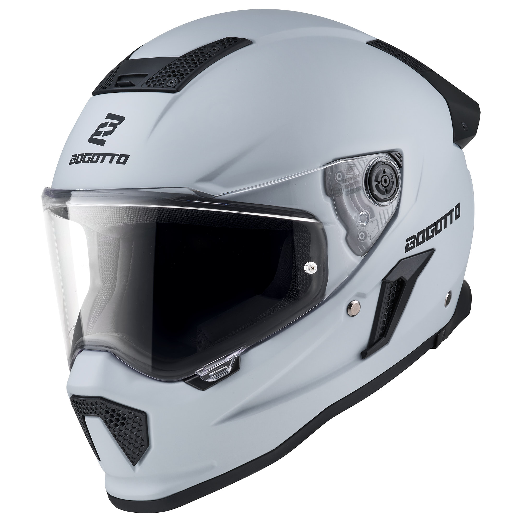 Bogotto Rapto Helmet light grey matt M Figure 3