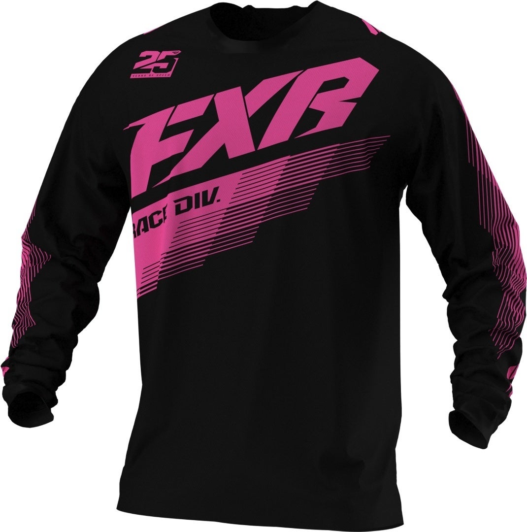 FXR Clutch MX Gear Motocross Jersey sort/pink M Figur 1