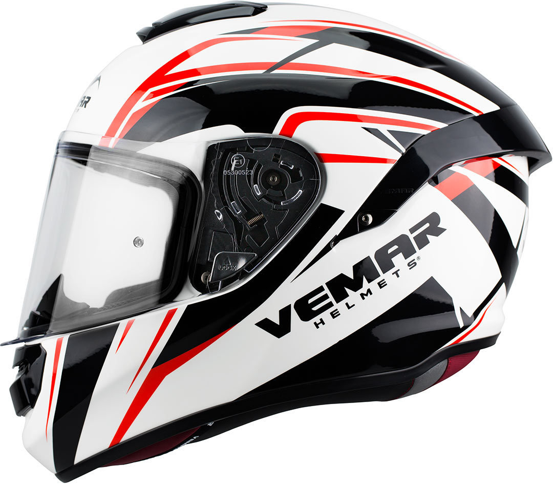 Vemar Hurricane Spark casco blanco/rojo/negro S (55/56) Figura 2